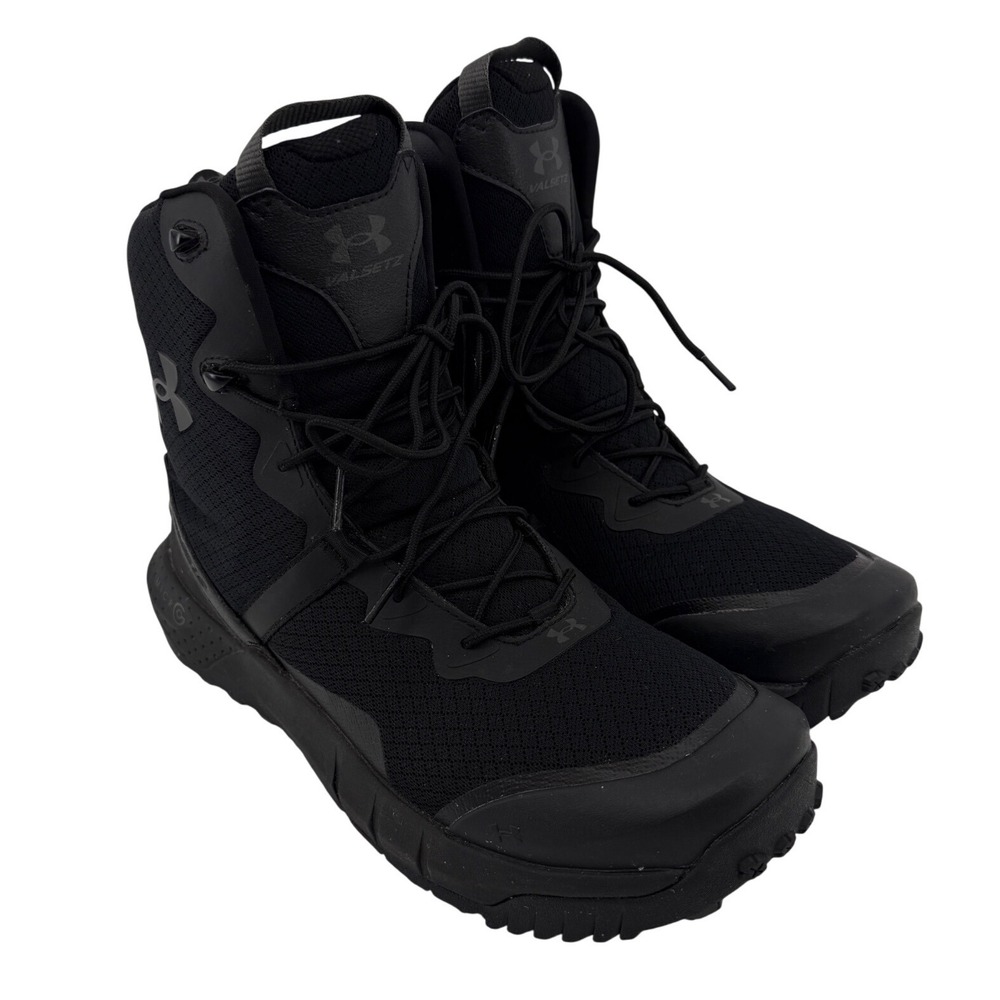 Under Armour Micro G Valsetz Boots Men 10.5 Black Tactical Military 3023743-001